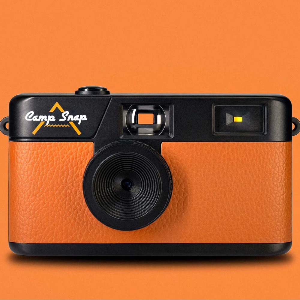 Orange and Black Camp Snap Camera